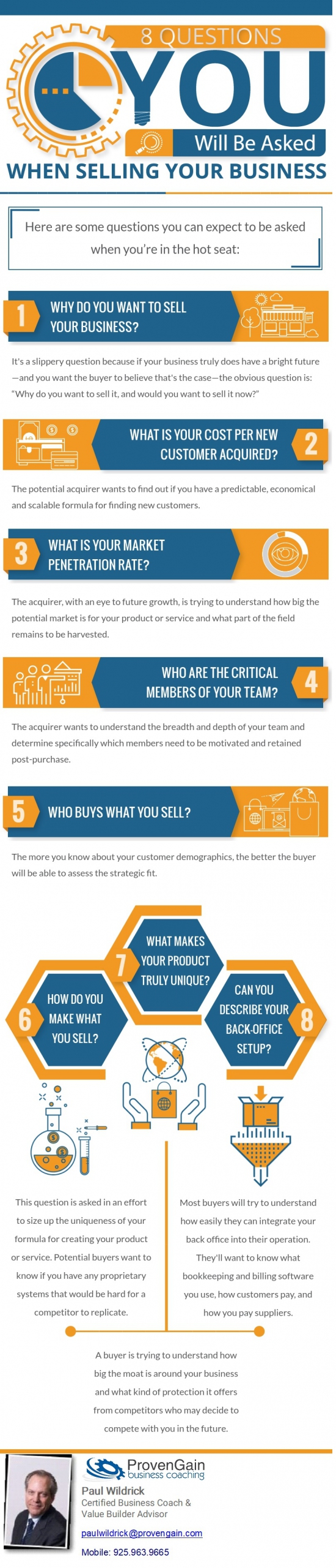 8 Questions You Will Be Asked When Selling Your Business